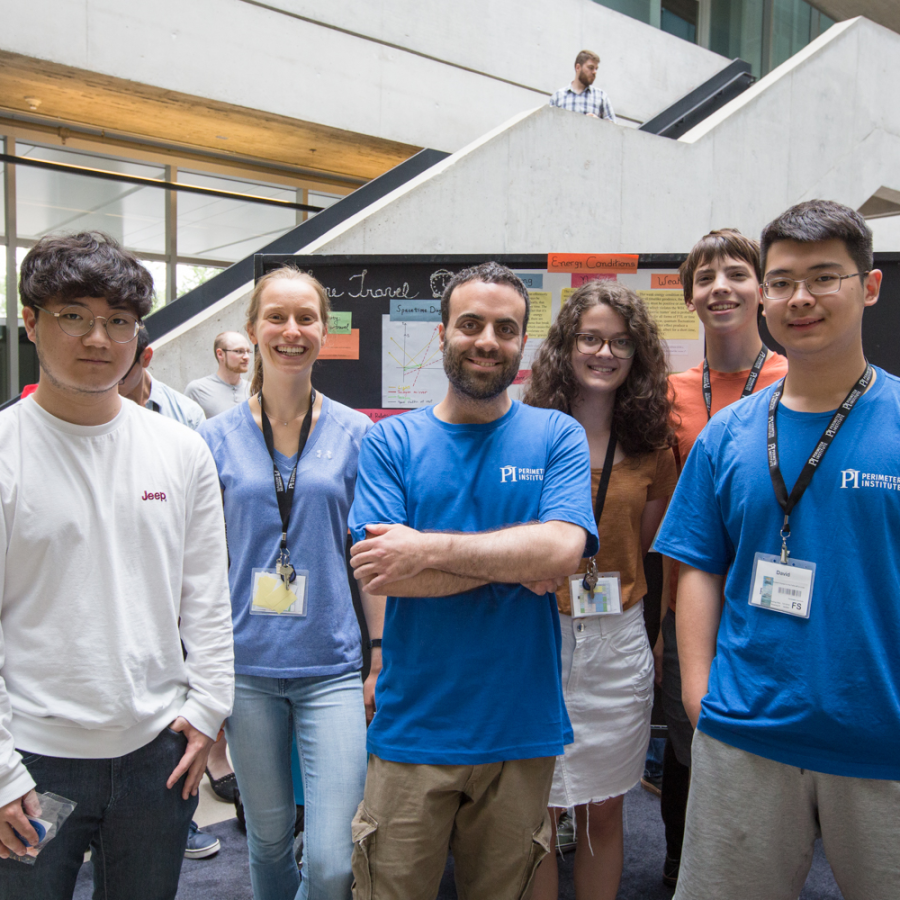 With my ISSYP students, whom I taught about causality in general relativity (July 2019)